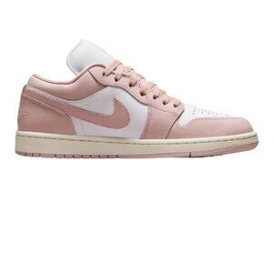 Air Jordan 1 Low Women's Shoes - Color: Wht/Pink Oxford/Sail